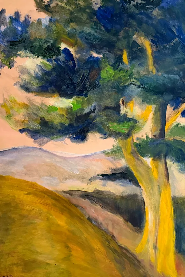 « Le grand arbre », huile sur toile de Geneviève Réal